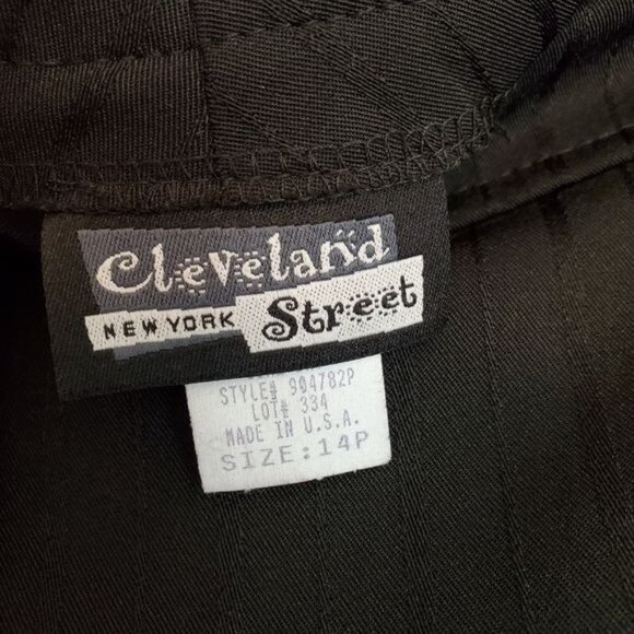 Vintage Cleveland Street wide leg capri culottes with cheetah print panel - Picture 7 of 11